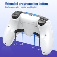 AOOKGAME  Bluetooth Wireless Game Controller For PS4 Console For PS5 Style Double Vibration Game Gamepad For PC /Android Phone