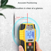 DELI Wall Scanner Digital Handheld Professional Multifunction Wall Detector Live Wires Cable PVC Water Pipe Metal Finder Scanner