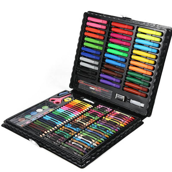 Kids Art Kit - Pastels, Crayons, Pencils, Watercolor