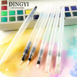 DINGYI Professional Water Pen Coloring Soft Artistic Brush for Drawing Watercolor Painting Calligraphy Pen Set Art Supplies