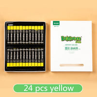 Delgreen Professional Soft Oil Pastel Set White/skin/black color Oil –  AOOKMIYA