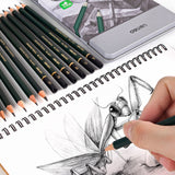 Deli 12 Pcs/Box Standard pencil 3H-9B Sketch Drawing Painting Pencil Non-toxic Pencils for Office Arties Supplies  Stationey