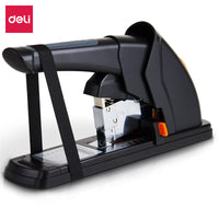 Deli 120 Pages Labor-saving Structure Heavy-Duty Stapler Suitable for 23/6~23/17 Staples Black