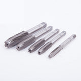 Deli 12Pcs Tap And Die Set Metric Wrench Cut Hand Threading Tool Tungsten Carbide Tap Die Screw Thread Making Tool Bit Set