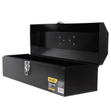 Deli 19 Inch Metal Tool Box Tool Storage Made Of Cold-Rolled Steel Compressive Seismic And Strong Metal Lock