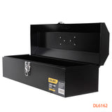 Deli 20 Inch Metal Tool Box Tool Storage Made Of Cold-Rolled Steel Compressive Seismic And Strong Metal Lock