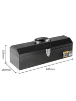 Deli 20 Inch Metal Tool Box Tool Storage Made Of Cold-Rolled Steel Compressive Seismic And Strong Metal Lock