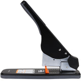 Deli 210-page Labor-saving Heavy-Duty Stapler Suitable for 23/6~23/23 Staples with Sliding Ruler Black