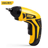 Deli 3.6V Electric Screwdriver Cordless Drill Lithium Battery Rechargeable Screwdriver Power Driver Tools 28 Sets DL6521