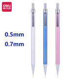 Deli 36pcs Cute Metal Mechanical Pencil for School Supplies Stationery Metal Pencil for Writing Drawing Office Accessories 0.5mm