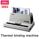 Deli 3882 A4 Thermal binding machine document book hot melt binding machine 300mm width 40mm thickness binding 220V 50HZ