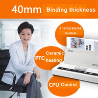 2022 Newest Deli 3882 A4 Thermal binding machine office Financial