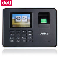 Deli 3946 Fingerprint recognition Time recording Attendance machine USB flash drive storage time machine shipping free