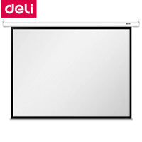 Deli 50492 100&quot;(2080x1480mm) 4:3 Electric Projection curtain Meeting room projection curtains 220-230V 50HZ