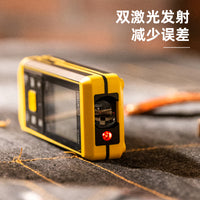 Deli 50M Voice Lithium Battery Rangefinder 30 Sets Of Data Storage Laser Rangefinder 2.0Inch Display Electronic Horizontal Angle