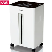 Deli 9916 Electric paper shredder 30L volume 220-230VAC/50Hz 240W 2x12mm scraps 20 minutes coutinue shred CD cards shredder