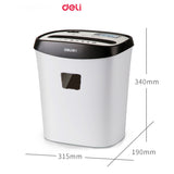 Deli 9928 15L Electric Mini Shredder Gear Office Household Use High Power Electric Shredding 220V/60W Paper Shredder 1.6m/min