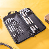 Deli 9pcs/lot Hex Hexagon Allen Key Wrench Hand Tools Chrome Spanner Set Screwdriver Long Arm Spanner Tool Set High Quality