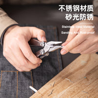 Deli Camping Hardness HRC78K Multitool Plier Cable Wire Cutter Multifunctional Multi Tools Outdoor Camping Folding Knife Pliers