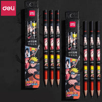 Deli Cute Pencil 96 Pcs Naruto Pencils 2B/HB Cartoon Anime Pencil School Supplies Kawaii Stationery Pens Wholesale Kids Gift