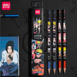 Deli Cute Pencil 96 Pcs Naruto Pencils 2B/HB Cartoon Anime Pencil School Supplies Kawaii Stationery Pens Wholesale Kids Gift