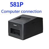 Deli DL-581PW Thermal Printer Bill Cashier Mini Automatic Bill Receiving Bluetooth Wireless Connection Wifi 58mm Ticket Machine