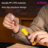 Deli DL260008 8-Piece Insulated Screwdriver Screwdriver Head With Strong Magnetic A Variety Of Flat And Phillips Screwdrivers