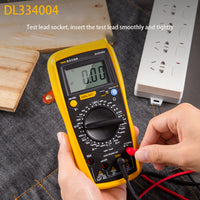 Deli DL334004 Handheld Multimeter Digital Multimeter Manual Range Overload Protection Maximum Display 3999 Lntelligent Anti-Burn