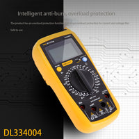 Deli DL334004 Handheld Multimeter Digital Multimeter Manual Range Overload Protection Maximum Display 3999 Lntelligent Anti-Burn