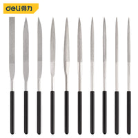 Deli DL352510 10pcs Diamond Mini Needle File Set Hand Tools Filing Of Metal Wood Glass DIY Tools Grinding And Chamfering Tools