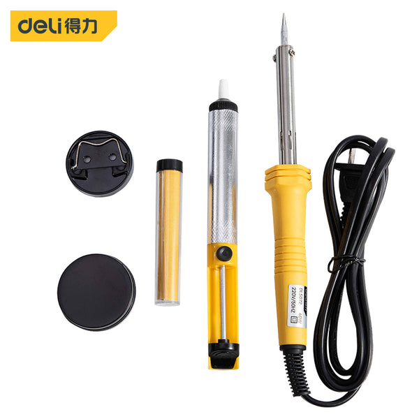 Deli DL5072 40W Electric Soldering Iron 6 Piece Set Copper Soldering Iron Tip  Electrical Repair Tools Electrician Power Tools