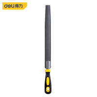 Deli DL66112 Middle Tooth Half Round File 12 Inches Hand Tools Filing Of Metal Wood Glass DIY Tools Grinding And Chamfering Tool