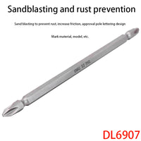 Deli DL6907 Specification PH2X150mm 6.3mm Series Screwdriver Bits 10-Piece Set S2 Alloy Steel Material Bit With Strong Magnetism