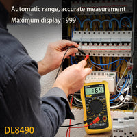 Deli DL8490 Digital Multimeter Electrician Tools Electrical Repair Equipment Debugging Equipment Repair Test Tools