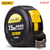 Deli DL9075P NylonCoatedSteel Tape Measure Specification 7.5mx25mm Carbon Steel TapeManganeseSteel Spring Design Measuring Tools