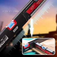 Deli Digital Protractor Angle Finder Inclinometer Electronic Measurement Level Angle Slope Test Ruler Length 600mm Three Styles