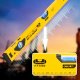 Deli Digital Protractor Angle Finder Inclinometer Electronic Measurement Level Angle Slope Test Ruler Length 600mm Three Styles