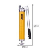 Deli Grease Gun Oil Can Lubrication High Pressure Pump Oiler Lubricating Oil Machine 900CC Auto Accessories Clear Repair Tool