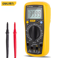 Deli Handheld Multimeter Digital Multimeter Manual Range Overload Protection Maximum Display 3999 Lntelligent Anti-Burn DL334004