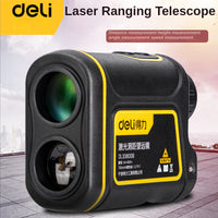 Deli Laser Rangefinder Telescope Handheld Hunting High Precision Outdoor Infrared Electronic Ruler Golf Distance Meter 1000m