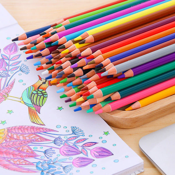 Professional 520 Colors Soft Oil Colors Pencils Wood Sketch