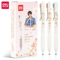 Deli Pen 36pcs Cute Pens for School Business Supplies Needle Point Pens Kawaii Writing Stationery Supplies Office Accessories