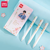 Deli Pen 36pcs Cute Pens for School Business Supplies Needle Point Pens Kawaii Writing Stationery Supplies Office Accessories