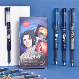 Deli Pen 48Pcs Naruto Series Rollerball Pens for School Supplies Japanese Stationery Kids Prizes Cute Anime Stationery Cartoon