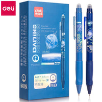 Deli Pen 48pcs Blue Aerospace Gel Pens for School Stationery Supplies –  AOOKMIYA