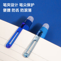 Deli Pen 48pcs Blue Aerospace Gel Pens for School Stationery Supplies Cool Bullet Pens Office Accessories Wholesale School Items