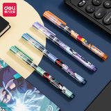 Deli Pens 36pcs Anime Naruto Pens for School Kawaii Japanese Stationery Rollerball Pen Cool Gift Kids Prizes Cute Art Supplies