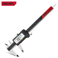 Deli Precision Digital Vernier Calipers Measuring Tool 150mm 6&quot; LCD Digital Caliper Measuring Instruments Metric/Inch Conversion