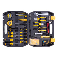 Deli Screwdriver Multimeter Socket Wrench Tool Set Auto Repair Mixed Combination Package DIY Hand Tool Kit With Plastic Toolbox