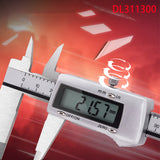 Deli Zinc AlloyDigital Caliper 0-300mm Multiple Purposes, Accurate Measurement Stainless Steel External Diameter Measurement